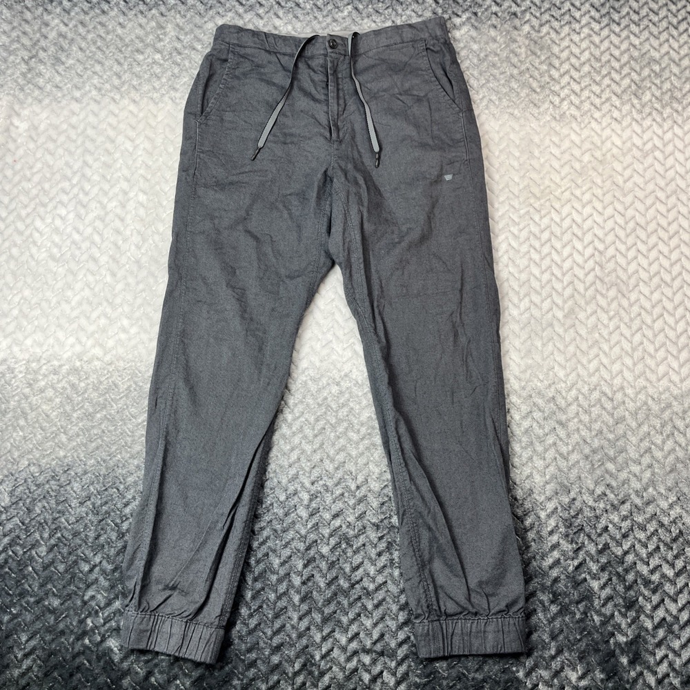 Mack Weldon Ace‎ Sweatpants Mens Medium Charcoal Gray Tapered Joggers Athleisure